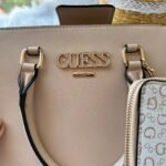 GUESS fashion versatile casual adjustable removable shoulder strap magnetic buckle opening and closing artificial leather one-shoulder cross-body handbag-comes with gift box - Image 19