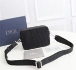 DIOR's new men's and women's chain cross-body saddle tote one-shoulder small square bag-comes with gift box - Image 5