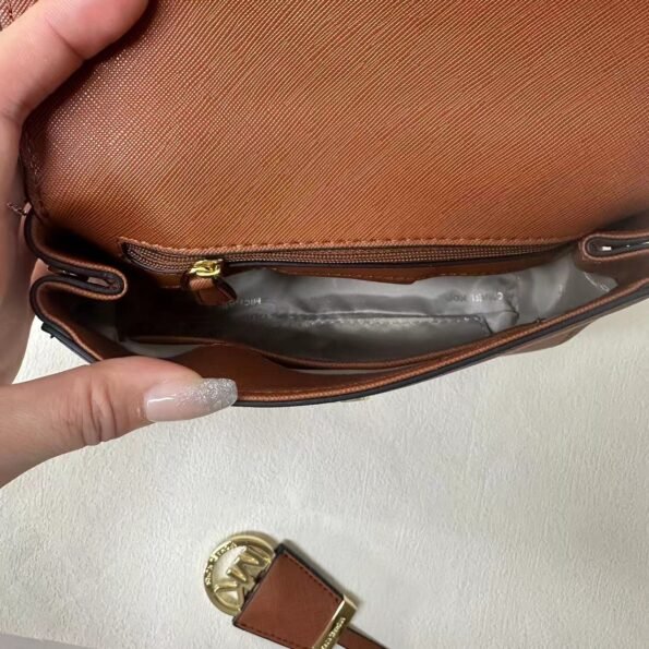 American MK women's bag Cambridge bag cross pattern mini one-shoulder cross-body handbag flip bag ava messenger bag small size-comes with gift box - Image 19