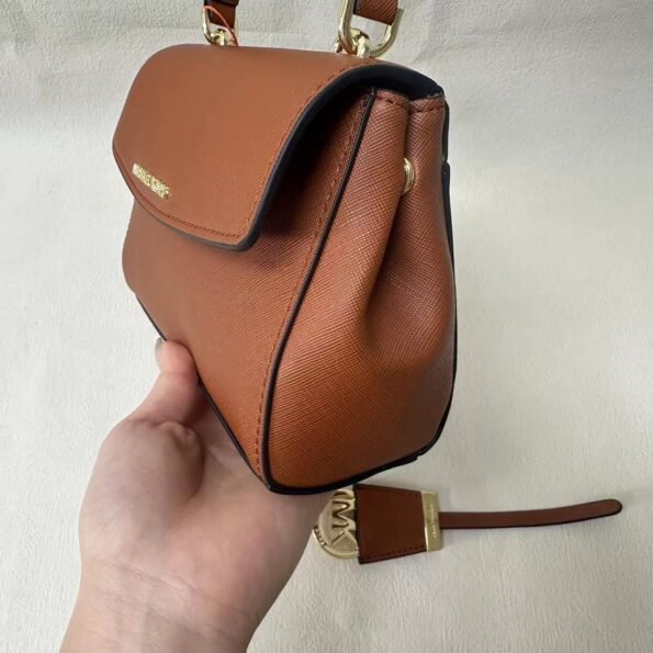 American MK women's bag Cambridge bag cross pattern mini one-shoulder cross-body handbag flip bag ava messenger bag small size-comes with gift box - Image 21