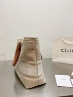 CELINE retro style hand-held wool woven colour matching underarm bag one-shoulder cross-body leather women's bag-without packaging box - Image 8