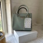 GUESS fashion versatile casual adjustable removable shoulder strap magnetic buckle opening and closing artificial leather one-shoulder cross-body handbag-comes with gift box - Image 22