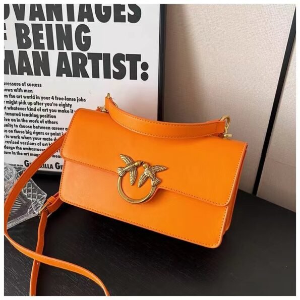 Female crossbody new autumn textured shoulder bag, fashionable and versatile, western-style small square bag, hand-held-without packaging box - Image 7