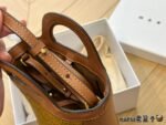 Vegetable Basket Lafite Grass New Straw Woven Handheld Cross Shoulder Woven Bag-comes with gift box - Image 4