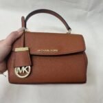 American MK women's bag Cambridge bag cross pattern mini one-shoulder cross-body handbag flip bag ava messenger bag small size-comes with gift box - Image 16
