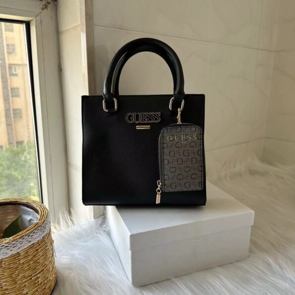 GUESS fashion versatile casual adjustable removable shoulder strap magnetic buckle opening and closing artificial leather one-shoulder cross-body handbag-comes with gift box - Image 20