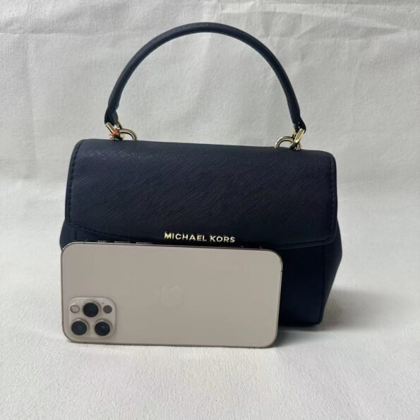 American MK women's bag Cambridge bag cross pattern mini one-shoulder cross-body handbag flip bag ava messenger bag small size-comes with gift box - Image 14