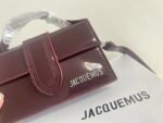 Jacquemus gold metal logo and hardware accessories removable long shoulder strap calfskin one-shoulder cross-body handbag women's style-comes with gift box - Image 10
