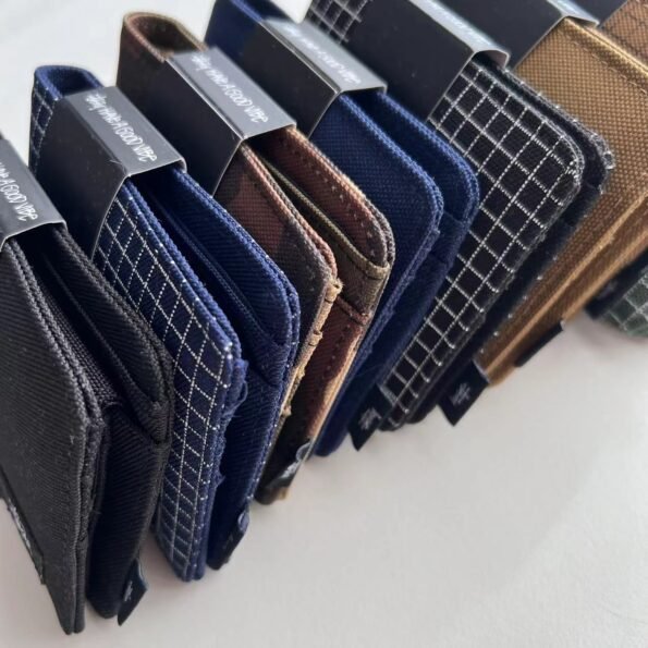Fashion brand Carhartt WIP solid colour wallet wallet simple hip-hop canvas bag small card bag for men and women-comes with gift box - Image 4