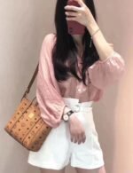 Women's luxury leather handbags, single shoulder crossbody bags, water bucket bags, vegetable baskets, women's bags-without packaging box - Image 56