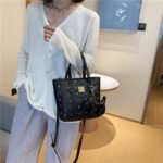 Women's luxury leather handbags, single shoulder crossbody bags, water bucket bags, vegetable baskets, women's bags-without packaging box - Image 51