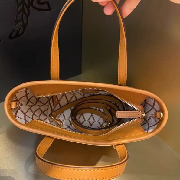 Women's luxury leather handbags, single shoulder crossbody bags, water bucket bags, vegetable baskets, women's bags-without packaging box - Image 46
