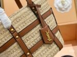 Japanese and Korean minimalist handmade vegetable baskets, woven bags, woven bags, women's summer versatile hand-held large capacity beach bags-comes with gift box - Image 8