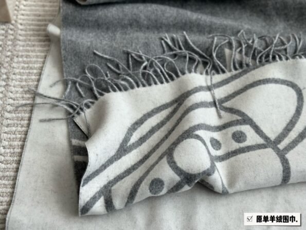 Saturn Empress Dowager fringe wool scarf cashmere shawl double-sided embroidery women's winter warm scarf-comes with gift box - Image 3