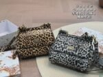 D&G leopard print tote shoulder across the body with a case