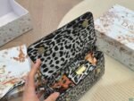 D&G leopard print tote shoulder across the body with a case - Image 11