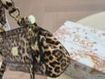 D&G leopard print tote shoulder across the body with a case - Image 7
