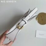 New leather half moon armpit bag, high-end single shoulder hand-held crossbody chain crescent bag-comes with gift box - Image 34
