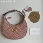 New leather half moon armpit bag, high-end single shoulder hand-held crossbody chain crescent bag-comes with gift box - Image 13