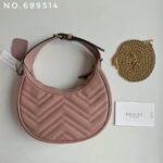 New leather half moon armpit bag, high-end single shoulder hand-held crossbody chain crescent bag-comes with gift box - Image 7