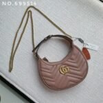 New leather half moon armpit bag, high-end single shoulder hand-held crossbody chain crescent bag-comes with gift box - Image 12