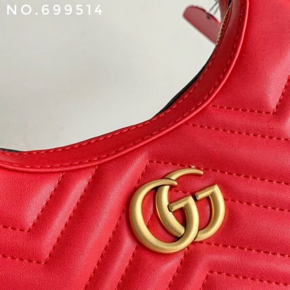 New leather half moon armpit bag, high-end single shoulder hand-held crossbody chain crescent bag-comes with gift box - Image 25