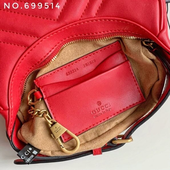 New leather half moon armpit bag, high-end single shoulder hand-held crossbody chain crescent bag-comes with gift box - Image 22