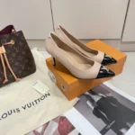 LV new fashionable 8cm buckle heels - Image 4