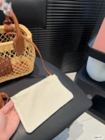 Miu Miu woven vegetable basket handbag (with box) - Image 6