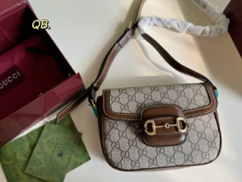 Gucci New 1955 Saddle Bag with Box