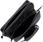 New Men's One Shoulder Casual Bag Versatile Crossbody Black Flower 3-in-1 Black Warrior Postman Bag Large Capacity-comes with gift box - Image 3