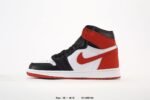 High top, black, red toe, mid top, wedding shoes, white, red, Chicago, smashing rebounds, basketball shoes - Image 5