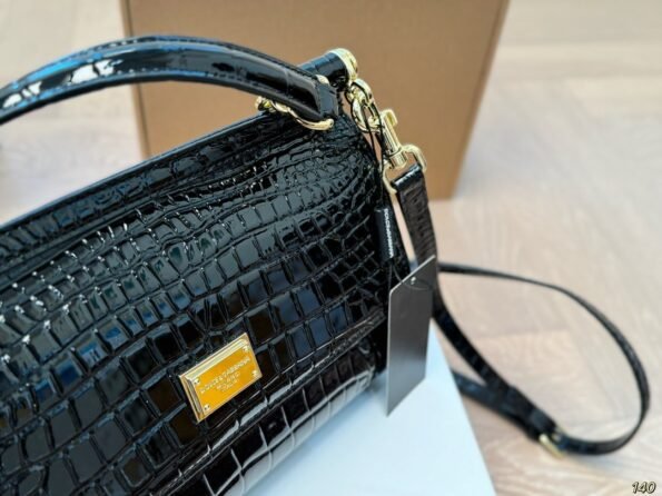 D&G crocodile leather tote shoulder crossbody bag - Image 12