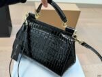 D&G crocodile leather tote shoulder crossbody bag - Image 7