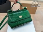 D&G crocodile leather tote shoulder crossbody bag - Image 4