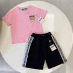 MOSCHINO series high-quality summer set with complete three standards - Image 4