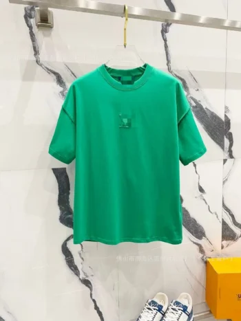LV High Quality Trendy Crew Neck Short Sleeves