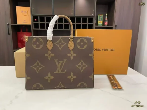 LV Presbyopia brown tote bag - Image 1