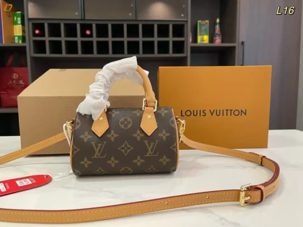 LV Portable Crossbody Pillow Bag with Gift Box - Image 1