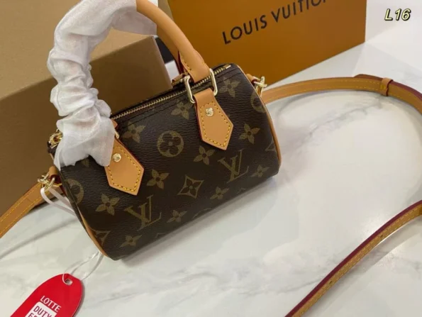 LV Portable Crossbody Pillow Bag with Gift Box - Image 9