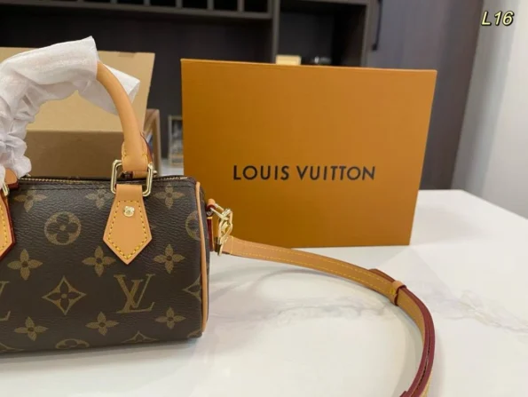 LV Portable Crossbody Pillow Bag with Gift Box - Image 7