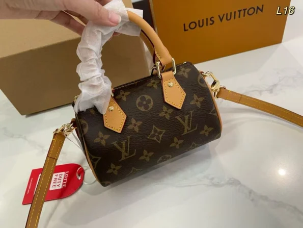 LV Portable Crossbody Pillow Bag with Gift Box - Image 4