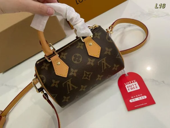 LV Portable Crossbody Pillow Bag with Gift Box - Image 8