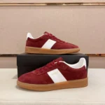 BOSS men's casual fashion flat low-top leather sneakers - Image 9