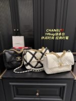 Xiaoxiangfeng Embroidered Women's Bag Fashionable High end Versatile Handheld Single Shoulder Diagonal Chain Bag-comes with gift box