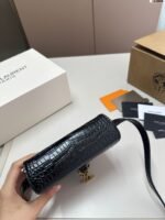 YSL Saint Laurent KAIA Saddle Bag (Crocodile Print)-comes with gift box - Image 2