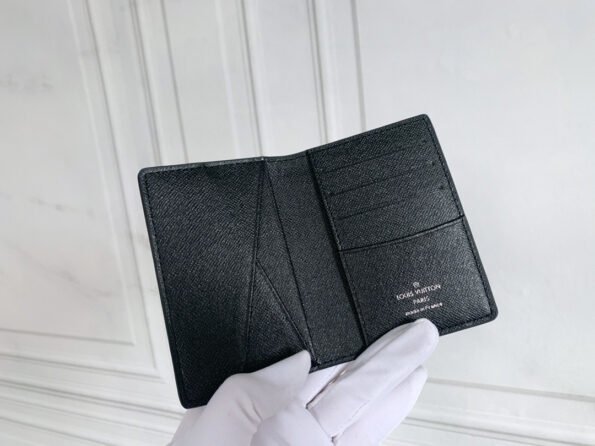 High-quality textured leather card bag-comes with gift box - Image 5