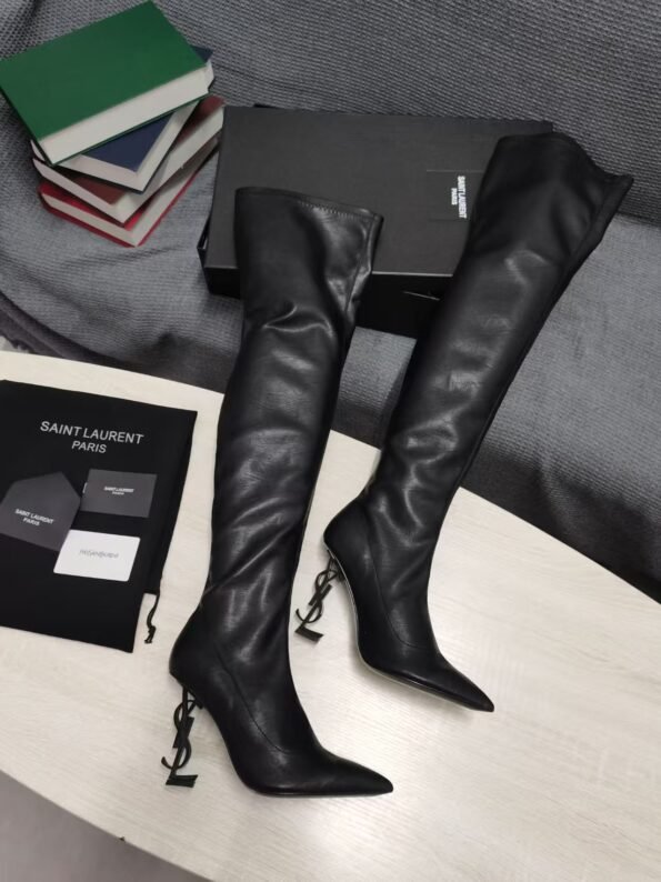 Saint Laurent sheepskin boots, 40-41 need to be customized, non-returnable, contact customer service to determine the size-comes with gift box - Image 7