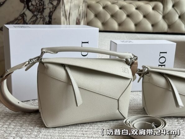 Loewe geometric bag puzzle is really a cowhide quality that cannot be missed-comes with gift box-Double straps1 - Image 20