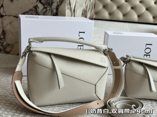 Loewe geometric bag puzzle is really a cowhide quality that cannot be missed-comes with gift box-Double straps1 - Image 24